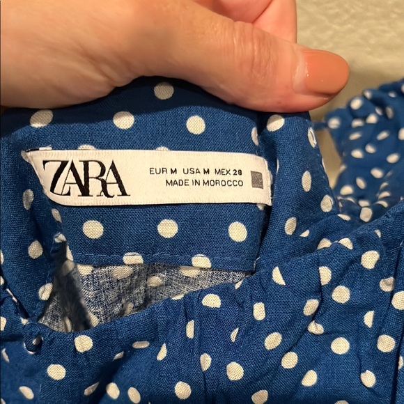 Blue Polka Dot Dress - Picture 4 of 5